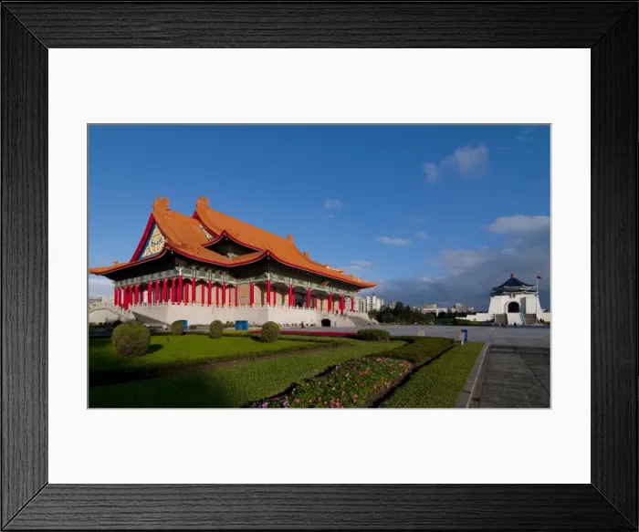 Framed Print : Chiang Kai Shek Memorial Hall and National Concert Hall, Liberty Square