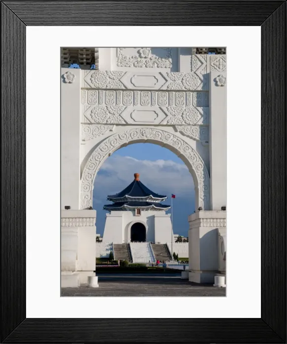 Framed Print : Chiang Kai Shek Memorial Hall arch, Taipei, Taiwan, Asia Framed Print : Chiang Kai Shek Memorial Hall arch, Taipei, Taiwan, Asia