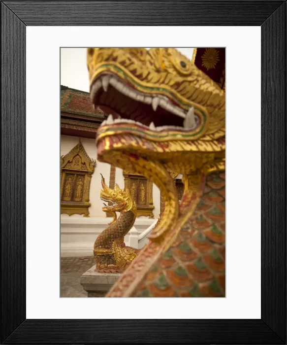 Framed Print : Wat Tung Yu, Chiang Mai, Chiang Mai Province, Thailand, Southeast Asia, Asia