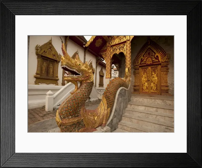 Framed Print : Wat Tung Yu, Chiang Mai, Chiang Mai Province, Thailand, Southeast Asia, Asia Framed Print : Wat Tung Yu, Chiang Mai, Chiang Mai Province, Thailand, Southeast Asia, Asia