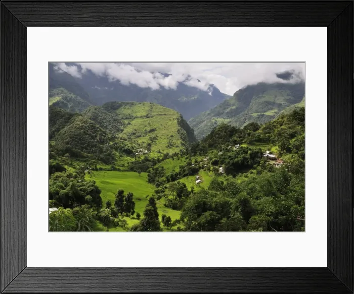 Framed Print : Marsyangdi River Valley, Annapurna Conservation Area, Gandaki, Western Region Framed Print : Marsyangdi River Valley, Annapurna Conservation Area, Gandaki, Western Region