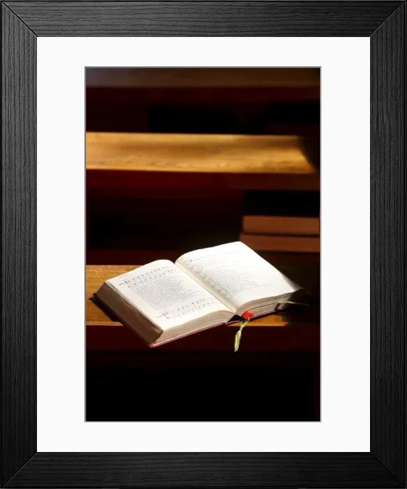 Framed Print : Psalms in a church, Mauer by Melk, Lower Austria, Austria, Europe Framed Print : Psalms in a church, Mauer by Melk, Lower Austria, Austria, Europe