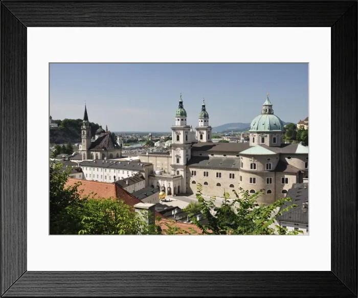 Framed Print : Old Town seen from fortress Hohensalzburg, Salzburg, Austria, Europe Framed Print : Old Town seen from fortress Hohensalzburg, Salzburg, Austria, Europe
