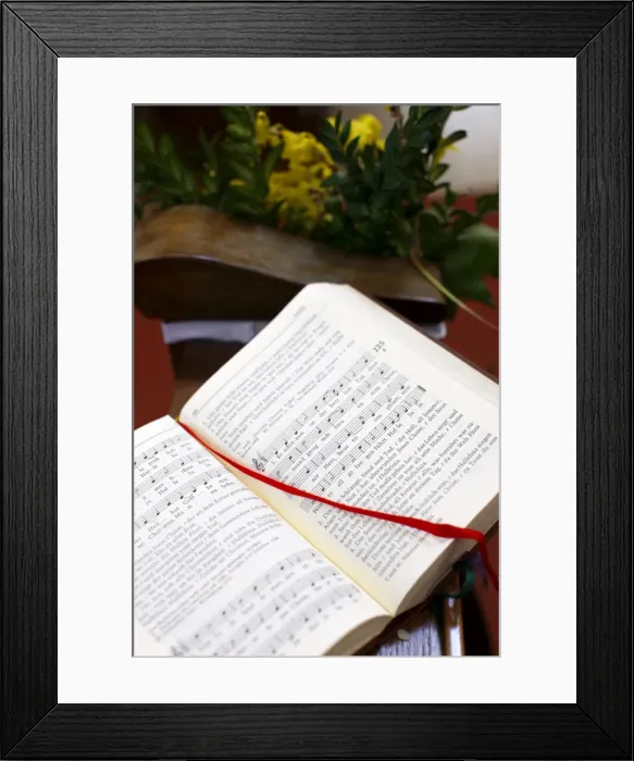 Framed Print : Psalms in a church, Aggsbach, Austria, Europe Framed Print : Psalms in a church, Aggsbach, Austria, Europe