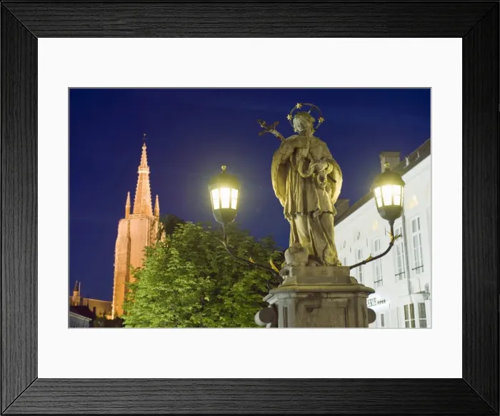 Framed Print : Old Town illuminated at night, UNESCO World Heritage Site, Bruges, Flanders Framed Print : Old Town illuminated at night, UNESCO World Heritage Site, Bruges, Flanders