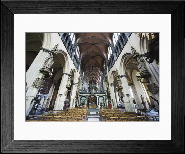 Framed Print : The 13th century Onze Lieve Vrouwekerk (Church of Our Lady) Old Town, UNESCO World Heritage Site Framed Print : The 13th century Onze Lieve Vrouwekerk (Church of Our Lady) Old Town, UNESCO World Heritage Site