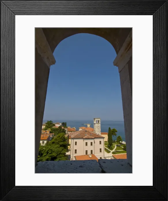 Framed Print : View over Porec from the 6th century Euphrasian Basilica, UNESCO World Heritage Site Framed Print : View over Porec from the 6th century Euphrasian Basilica, UNESCO World Heritage Site