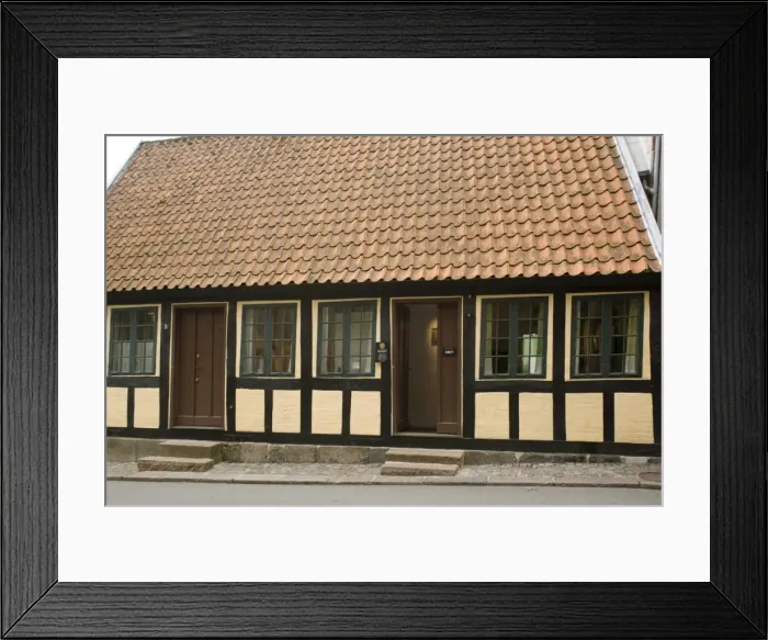 Framed Print : Hans Andersens childhood home, Odense, Funen, Denmark, Scandinavia, Europe Framed Print : Hans Andersens childhood home, Odense, Funen, Denmark, Scandinavia, Europe