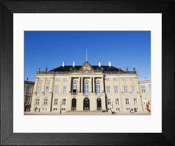 Framed Print : Amalienborg Palace, home of the royal family, Copenhagen, Denmark, Scandinavia, Europe Framed Print : Amalienborg Palace, home of the royal family, Copenhagen, Denmark, Scandinavia, Europe