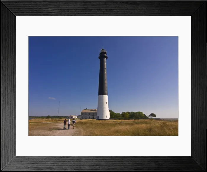 Framed Print : Tourists walking to Lighthouse at Saaremaa Island, Estonia, Baltic States, Europe Framed Print : Tourists walking to Lighthouse at Saaremaa Island, Estonia, Baltic States, Europe
