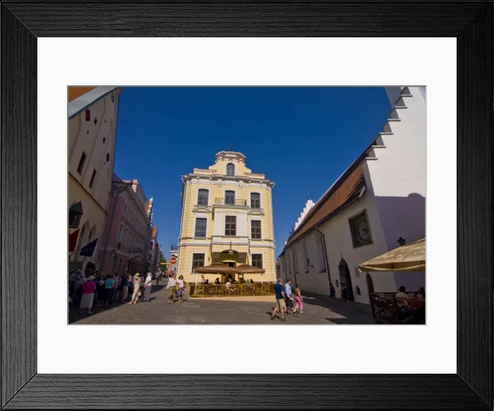 Framed Print : Old gothic houses in the Old Town of Tallinn, UNESCO World Heritage Site Framed Print : Old gothic houses in the Old Town of Tallinn, UNESCO World Heritage Site