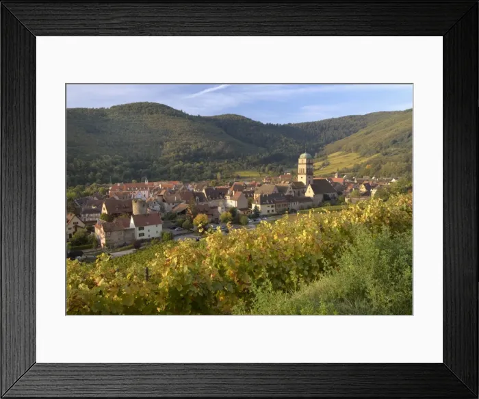 Framed Print : Kaysersberg from the vineyards, Haut Rhin, Alsace, France, Europe Framed Print : Kaysersberg from the vineyards, Haut Rhin, Alsace, France, Europe