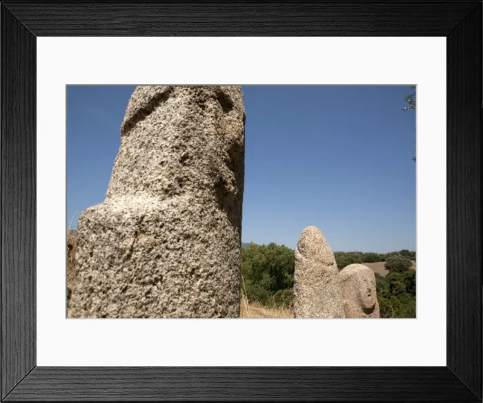 Framed Print : Filitosa Menhirs, Corsica, France, Europe Framed Print : Filitosa Menhirs, Corsica, France, Europe