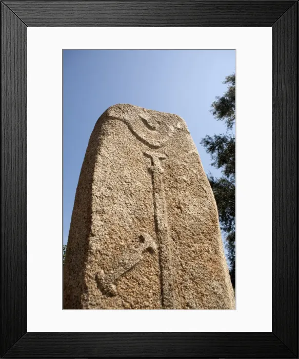 Framed Print : Filitosa Menhirs, Corsica, France, Europe Framed Print : Filitosa Menhirs, Corsica, France, Europe