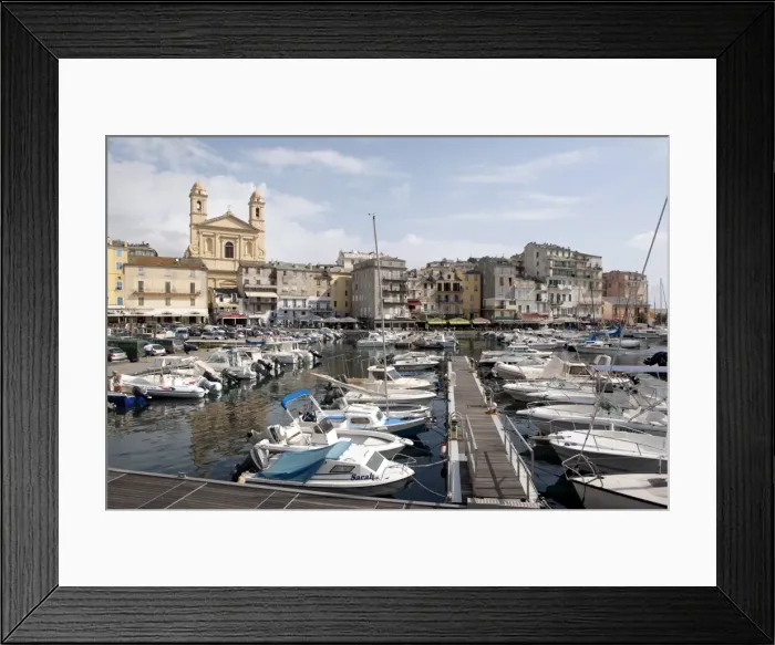 Framed Print : The yacht port of Bastia, Corsica, France, Mediterranean, Europe Framed Print : The yacht port of Bastia, Corsica, France, Mediterranean, Europe