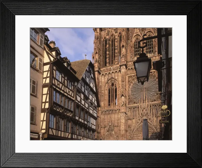 Framed Print : West front of Notre-Dame Gothic cathedral, from Rue Merciere, UNESCO World Heritage Site Framed Print : West front of Notre-Dame Gothic cathedral, from Rue Merciere, UNESCO World Heritage Site