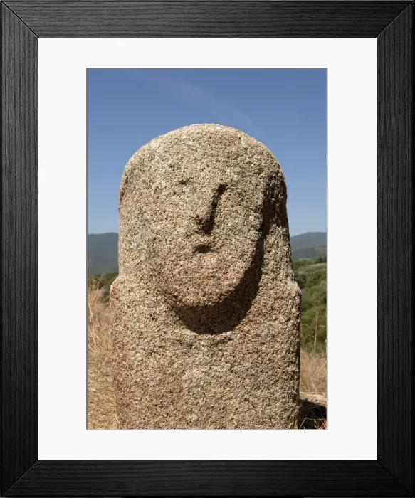 Framed Print : Filitosa Menhirs, Corsica, France, Europe Framed Print : Filitosa Menhirs, Corsica, France, Europe