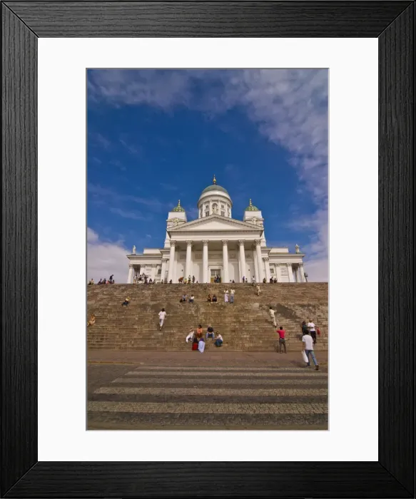 Framed Print : The Lutheran cathedral in Helsinki, Finland, Scandinavia, Europe