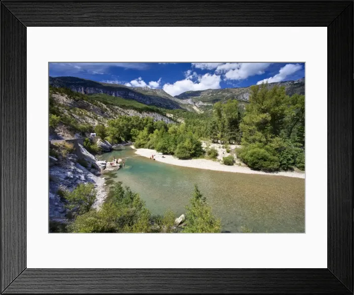 Framed Print : River Verdon, Gorge Du Verdon, Provence, France, Europe Framed Print : River Verdon, Gorge Du Verdon, Provence, France, Europe