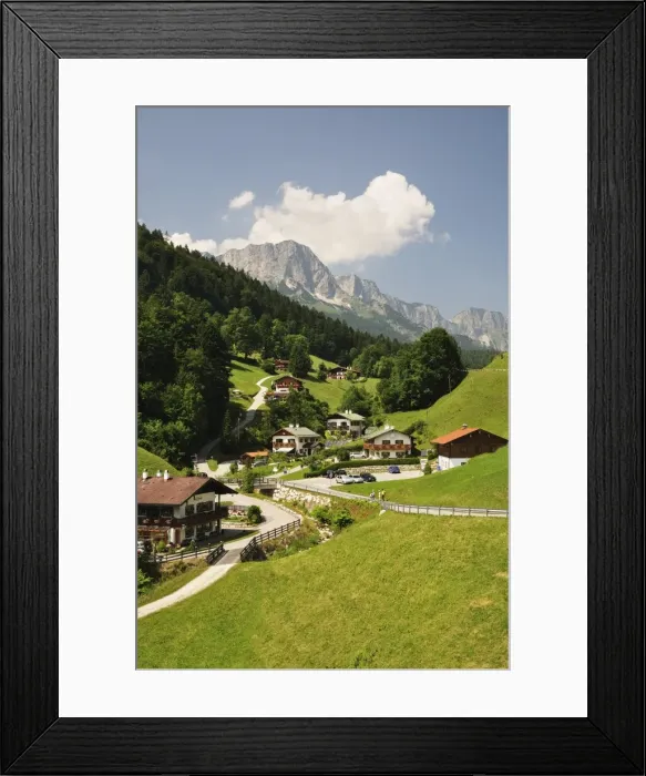 Framed Print : Maria Gern and Untersberg, Berchtesgadener Land, Bavaria, Germany, Europe Framed Print : Maria Gern and Untersberg, Berchtesgadener Land, Bavaria, Germany, Europe