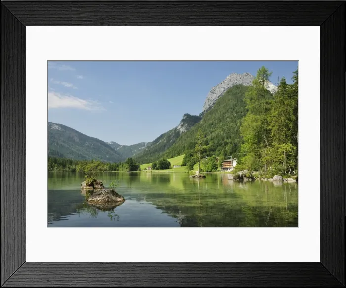 Framed Print : Hintersee and Reiteralpe, Berchtesgadener Land, Bavaria, Germany, Europe Framed Print : Hintersee and Reiteralpe, Berchtesgadener Land, Bavaria, Germany, Europe