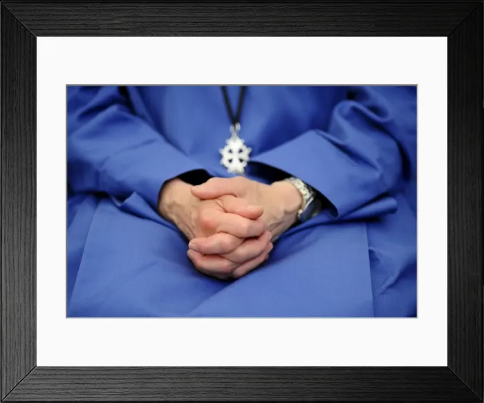 Framed Print : Reuilly Protestant nun, Versailles, Yvelines, France, Europe Framed Print : Reuilly Protestant nun, Versailles, Yvelines, France, Europe