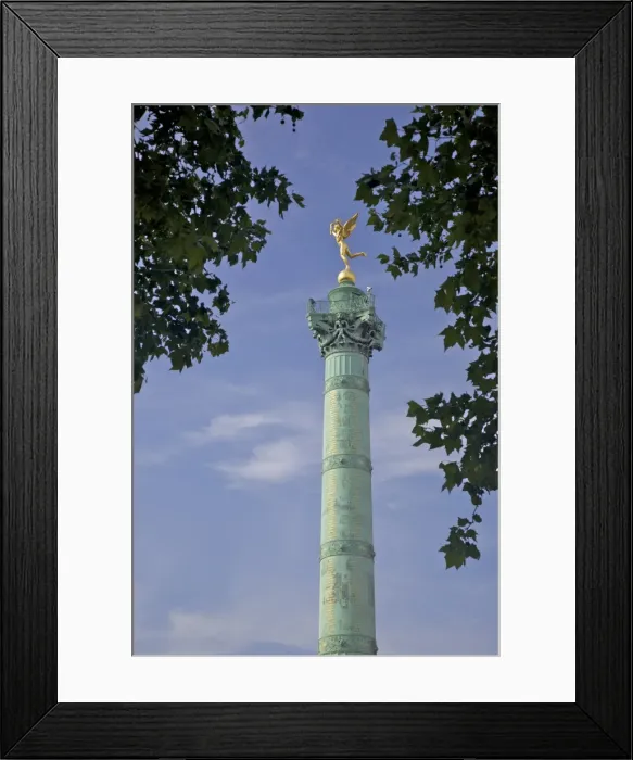 Framed Print : Colonne de Juillet in the Place de la Bastille, Paris, France, Europe Framed Print : Colonne de Juillet in the Place de la Bastille, Paris, France, Europe