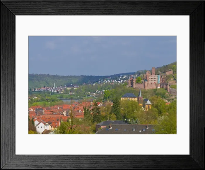 Framed Print : The historic town of Wertheim and its castle, Baden Wurttemberg, Germany, Europe Framed Print : The historic town of Wertheim and its castle, Baden Wurttemberg, Germany, Europe