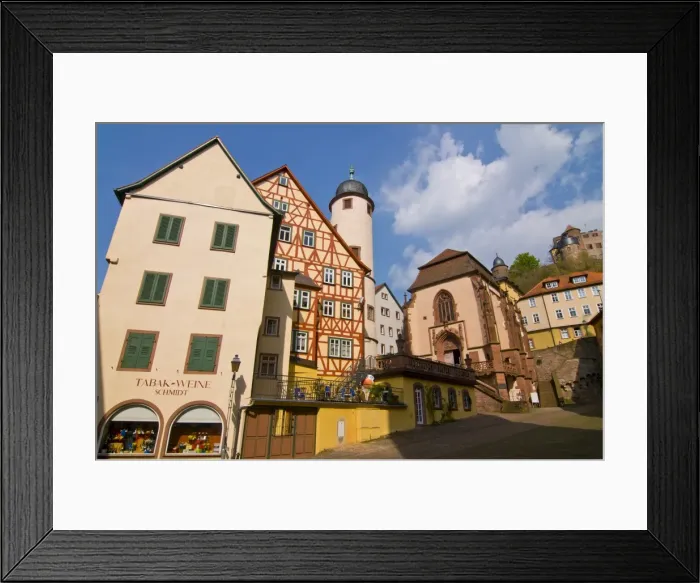 Framed Print : The historic town of Wertheim, Baden Wurttemberg, Germany, Europe Framed Print : The historic town of Wertheim, Baden Wurttemberg, Germany, Europe
