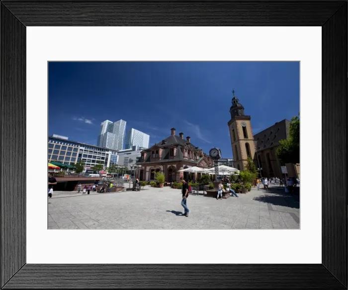 Framed Print : Katharinenkirche in Frankfurt am Main, Hesse, Germany, Europe Framed Print : Katharinenkirche in Frankfurt am Main, Hesse, Germany, Europe