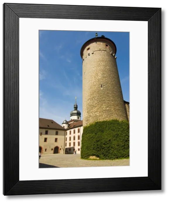 Framed Print : Old tower, Wurzburg, Franconia, Bavaria, Germany, Europe Framed Print : Old tower, Wurzburg, Franconia, Bavaria, Germany, Europe