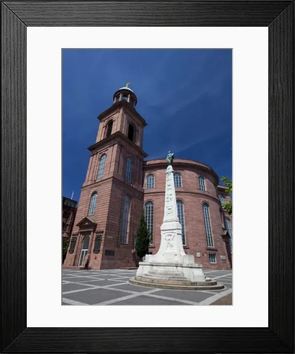Framed Print : Paulskirche in Frankfurt am Main, Hesse, Germany, Europe Framed Print : Paulskirche in Frankfurt am Main, Hesse, Germany, Europe