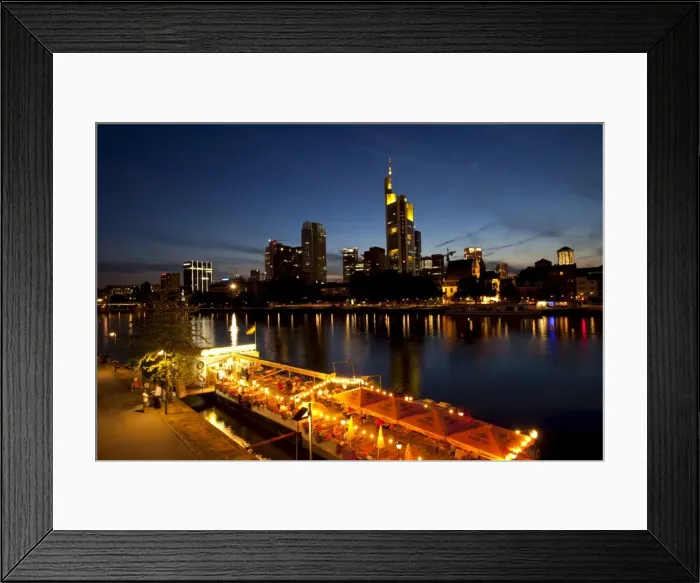 Framed Print : Frankfurts skyline and the Main river, Frankfurt am Main, Hesse, Germany, Europe Framed Print : Frankfurts skyline and the Main river, Frankfurt am Main, Hesse, Germany, Europe