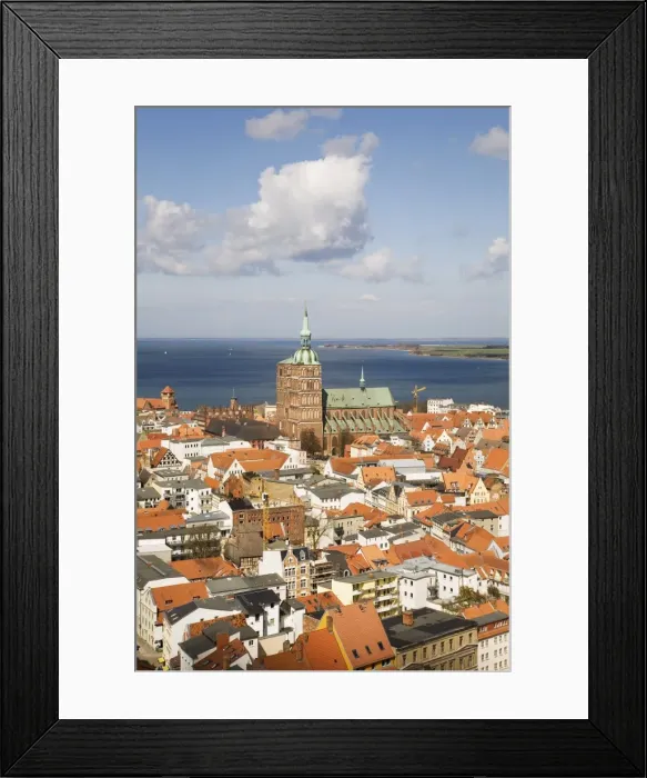 Framed Print : The rooftops of the city, Stralsund, UNESCO World Heritage Site, Mecklenburg-Vorpommern Framed Print : The rooftops of the city, Stralsund, UNESCO World Heritage Site, Mecklenburg-Vorpommern