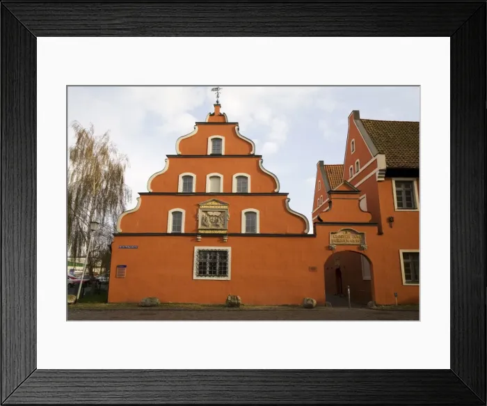 Framed Print : The Holy Spirit Convent (Kloster zum Heiligen Geist) in Stralsund, Mecklenburg-Vorpommern Framed Print : The Holy Spirit Convent (Kloster zum Heiligen Geist) in Stralsund, Mecklenburg-Vorpommern