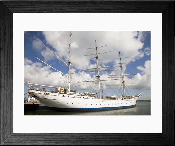 Framed Print : The Gorch Fock I museum ship in the harbour of Stralsund, Mecklenburg-Vorpommern Framed Print : The Gorch Fock I museum ship in the harbour of Stralsund, Mecklenburg-Vorpommern
