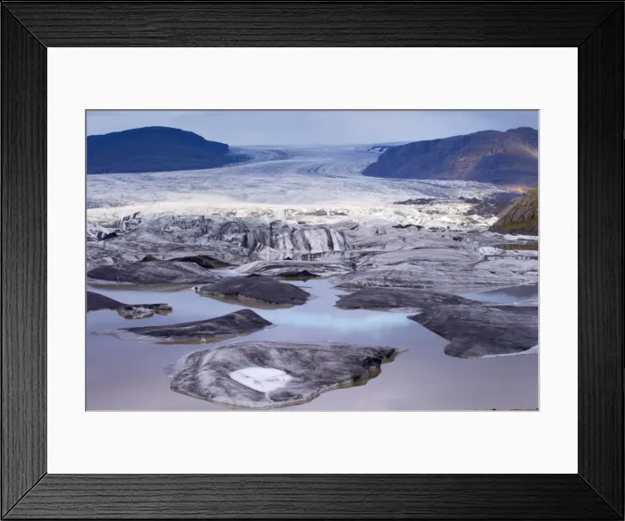Framed Print : Hoffelsjokull glacier, north of Hofn, East Fjords region (Austurland), Iceland Framed Print : Hoffelsjokull glacier, north of Hofn, East Fjords region (Austurland), Iceland