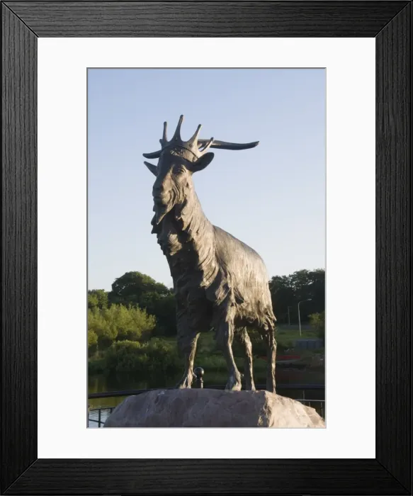 Framed Print : Statue of King Puck, Killorglin, Ring of Kerry, County Kerry, Munster, Republic of Ireland Framed Print : Statue of King Puck, Killorglin, Ring of Kerry, County Kerry, Munster, Republic of Ireland