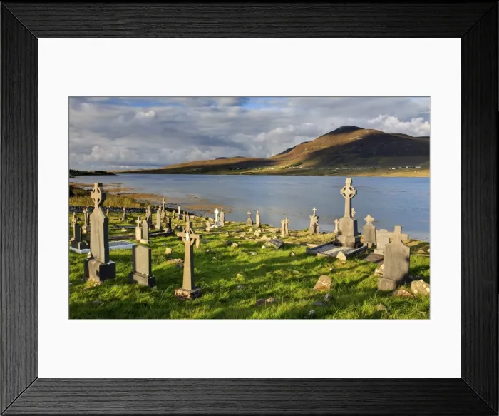 Framed Print : Churchyard, Achill Island, off the coast of County Mayo, Republic of Ireland, Europe Framed Print : Churchyard, Achill Island, off the coast of County Mayo, Republic of Ireland, Europe