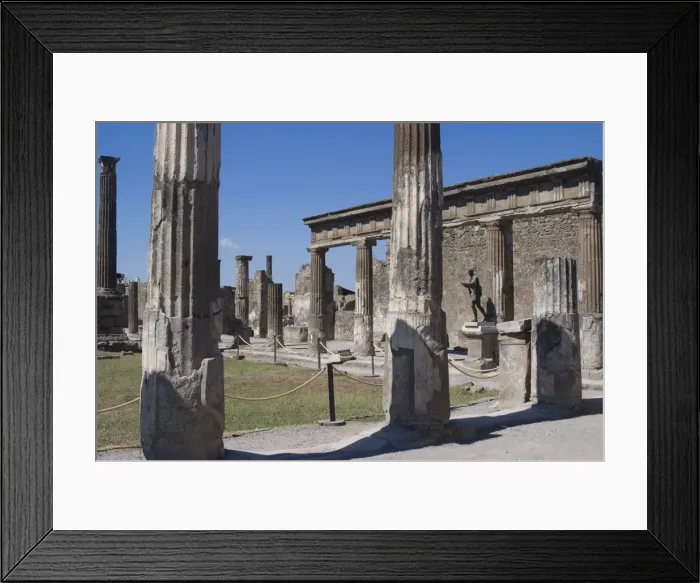 Framed Print : The Temple of Apollo at the ruins of the Roman site of Pompeii, UNESCO World Heritage Site Framed Print : The Temple of Apollo at the ruins of the Roman site of Pompeii, UNESCO World Heritage Site