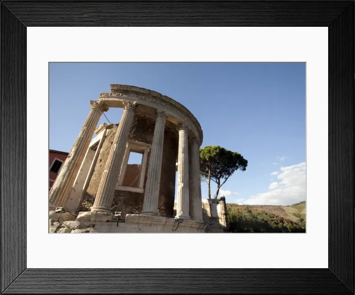 Framed Print : Vesta temple, Tivoli, Lazio, Italy, Europe Framed Print : Vesta temple, Tivoli, Lazio, Italy, Europe