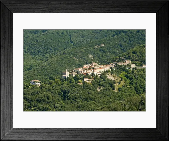 Framed Print : Poggio, Isola d Elba, Elba, Tuscany, Italy, Europe