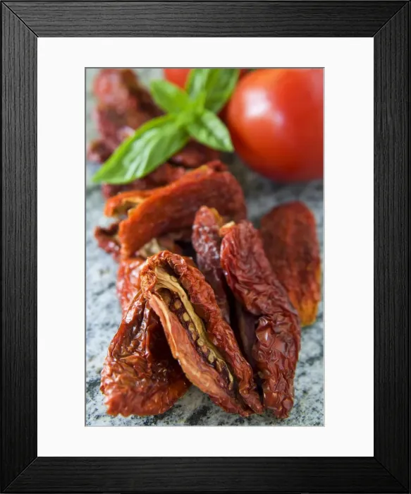 Framed Print : Homemade sun-dried tomatoes, Italy, Europe