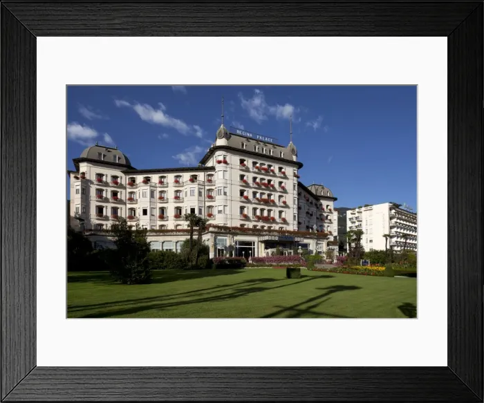 Framed Print : Luxury hotel, Stresa, Lake Maggiore, Italian Lakes, Piedmont, Italy, Europe Framed Print : Luxury hotel, Stresa, Lake Maggiore, Italian Lakes, Piedmont, Italy, Europe