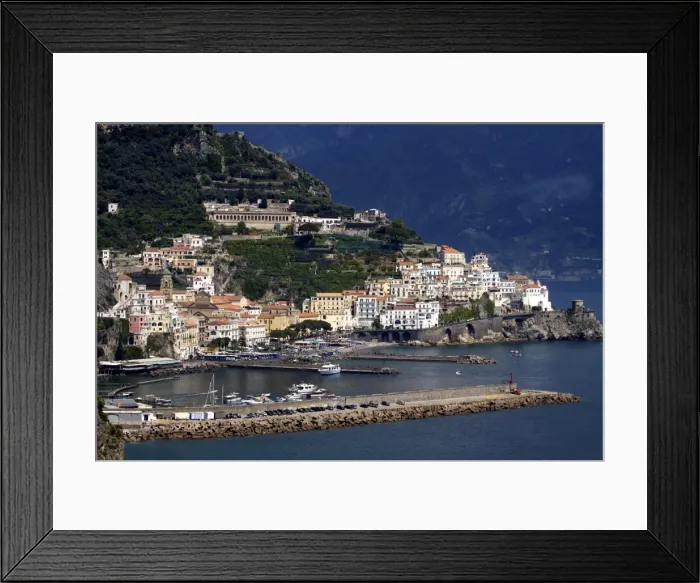 Framed Print : View of Amalfi, Amalfi Coast, UNESCO World Heritage Site, Campania, Italy, Europe Framed Print : View of Amalfi, Amalfi Coast, UNESCO World Heritage Site, Campania, Italy, Europe