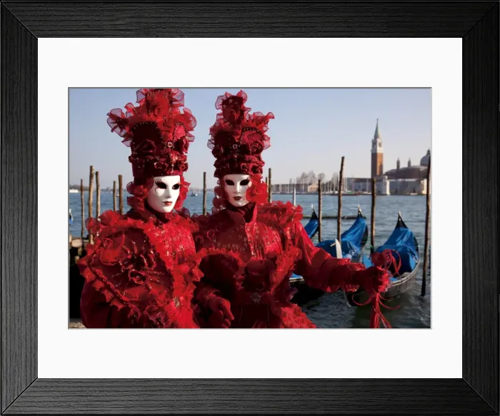 Framed Print : Costumes and masks during Venice Carnival, Venice, UNESCO World Heritage Site Framed Print : Costumes and masks during Venice Carnival, Venice, UNESCO World Heritage Site