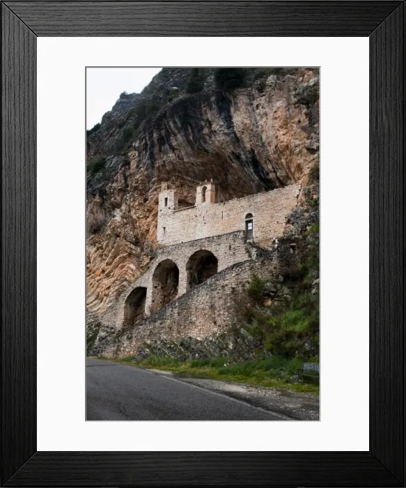 Framed Print : Hermitage of San Cataldo, Cottanello, Rieti, Lazio (Latium), Italy, Europe