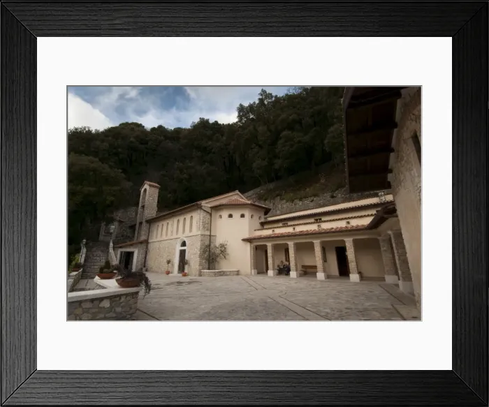 Framed Print : Franciscan sanctuary of Greccio, Greccio, Rieti, Lazio (Latium), Italy, Europe Framed Print : Franciscan sanctuary of Greccio, Greccio, Rieti, Lazio (Latium), Italy, Europe
