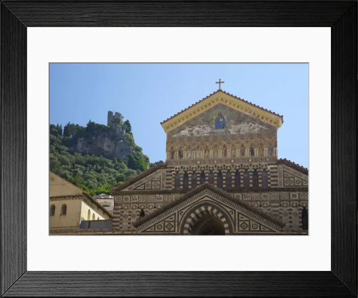Framed Print : Facade of Cathedral of St. Andrew (Duomo di San Andreas), Amalfi, UNESCO World Heritage Site Framed Print : Facade of Cathedral of St. Andrew (Duomo di San Andreas), Amalfi, UNESCO World Heritage Site