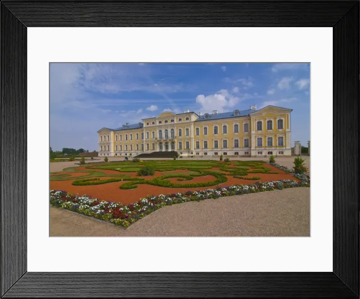 Framed Print : Rundale Palace, Latvia, Baltic States, Europe Framed Print : Rundale Palace, Latvia, Baltic States, Europe